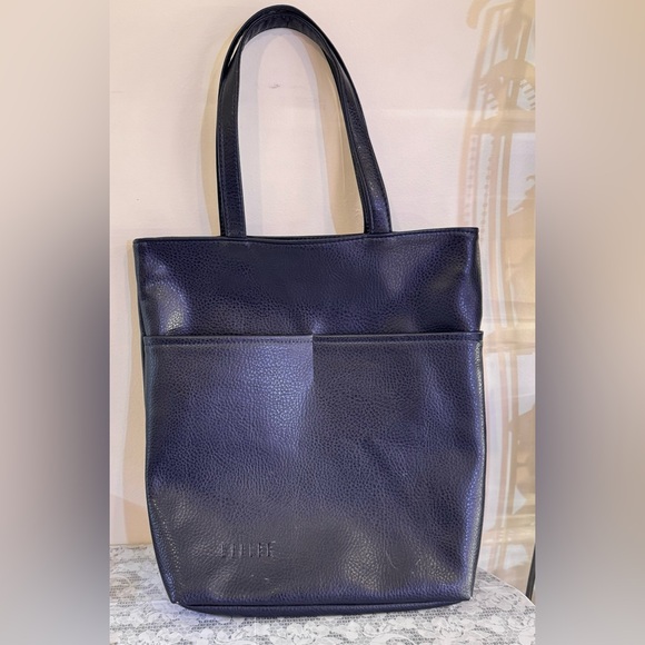 maalex Handbags - Maalex Leather  Navy Blue Womens Shoulder Bag